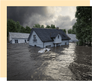 Flooded home