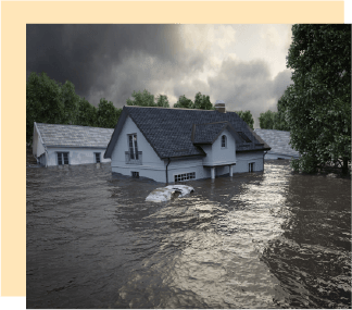 Flooded home